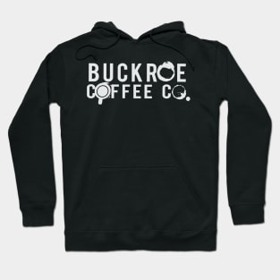 Buckroe coffee logo- dark backgroun Hoodie